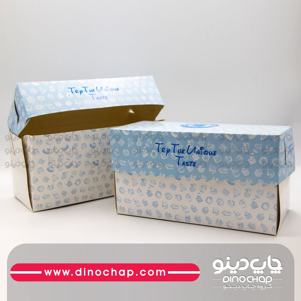 چاپ جعبه برگر سفرهای با طرح اختصاصی