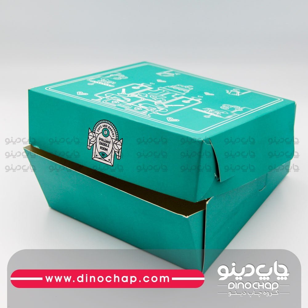 جعبه برگر سفرهشو با چاپ لوگو