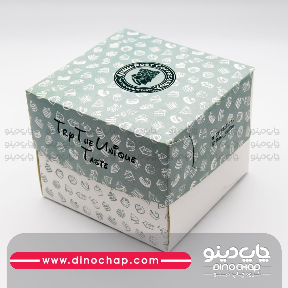جعبه برگر سفرهشو با چاپ لوگو