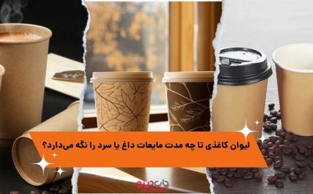 حفظ دمای نوشیدنی در لیوان کاغذی